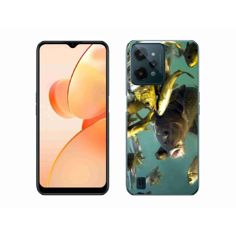 Gél tok mmCase mobilhoz Realme C31 - halak iskolája