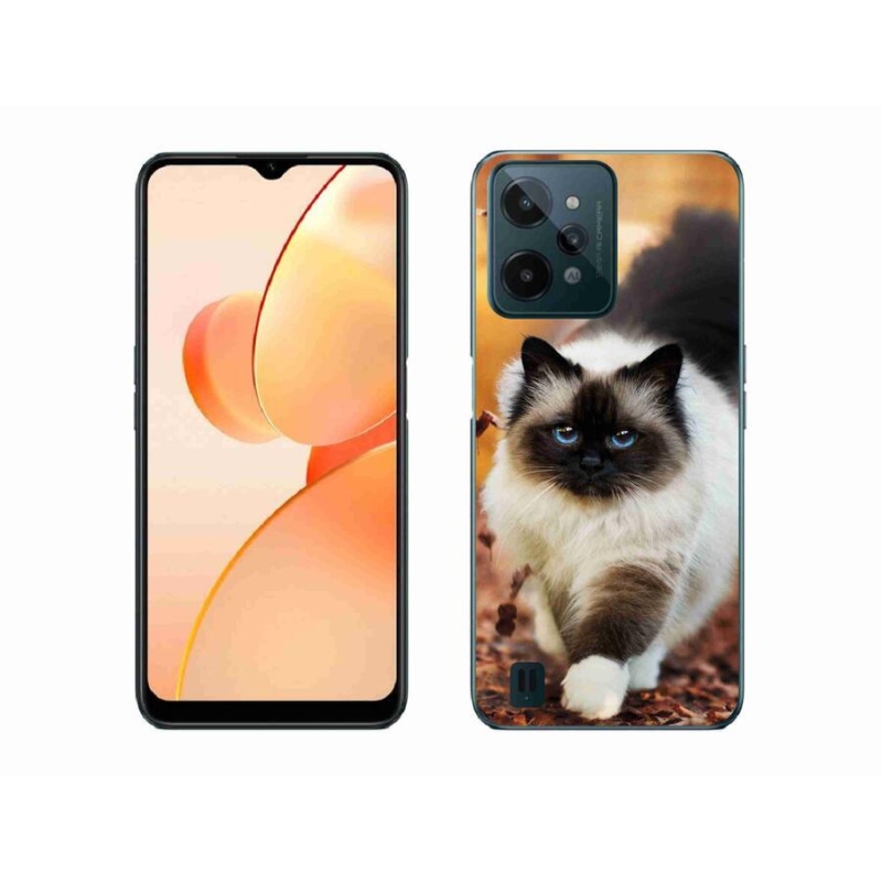 Gél tok mmCase mobilhoz Realme C31 - macska