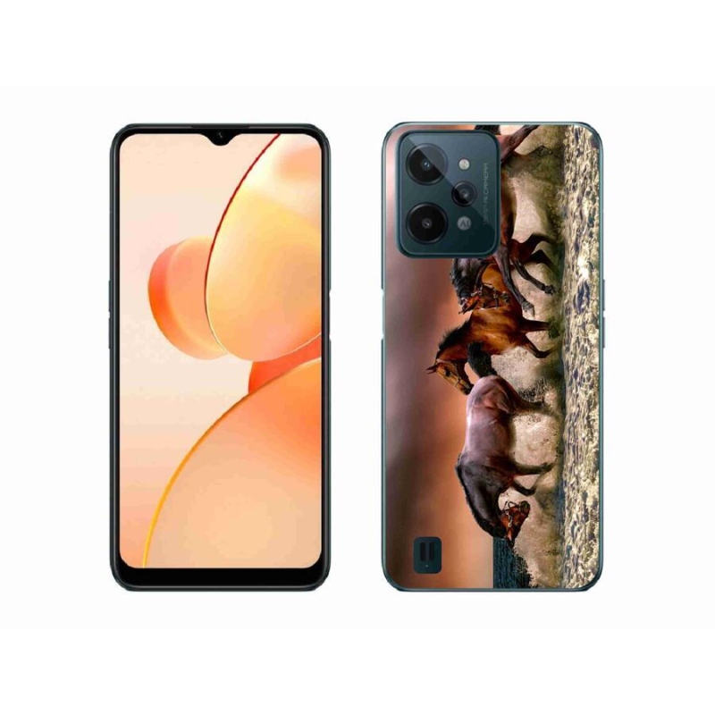 Gél tok mmCase mobilhoz Realme C31 - lovak 1