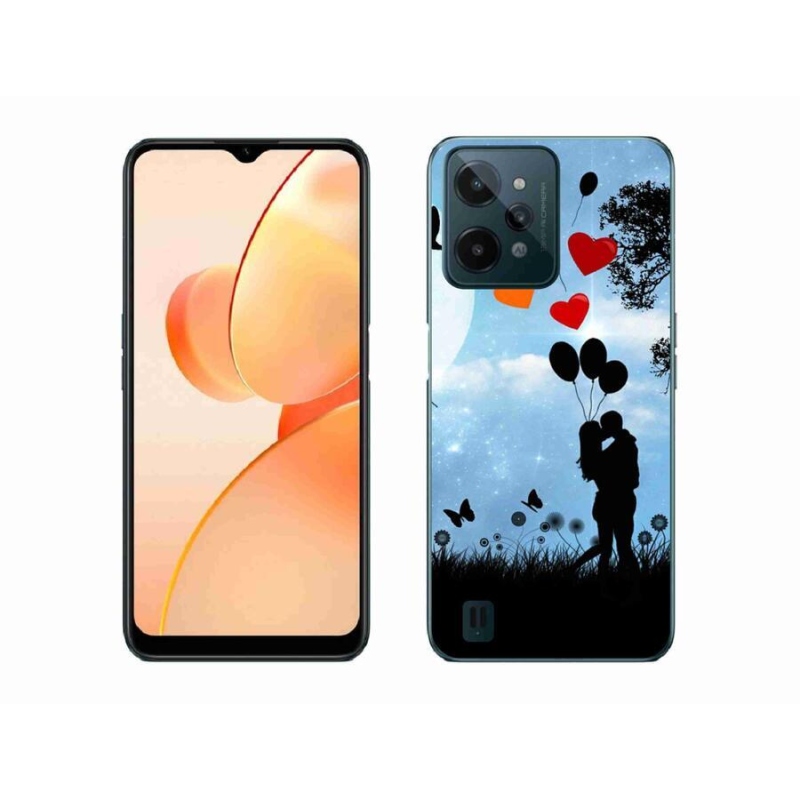 Gél tok mmCase mobilhoz Realme C31 - szerelmes pár
