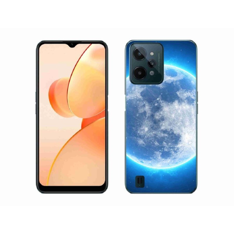 Gél tok mmCase mobiltelefonhoz Realme C31 - földgömb