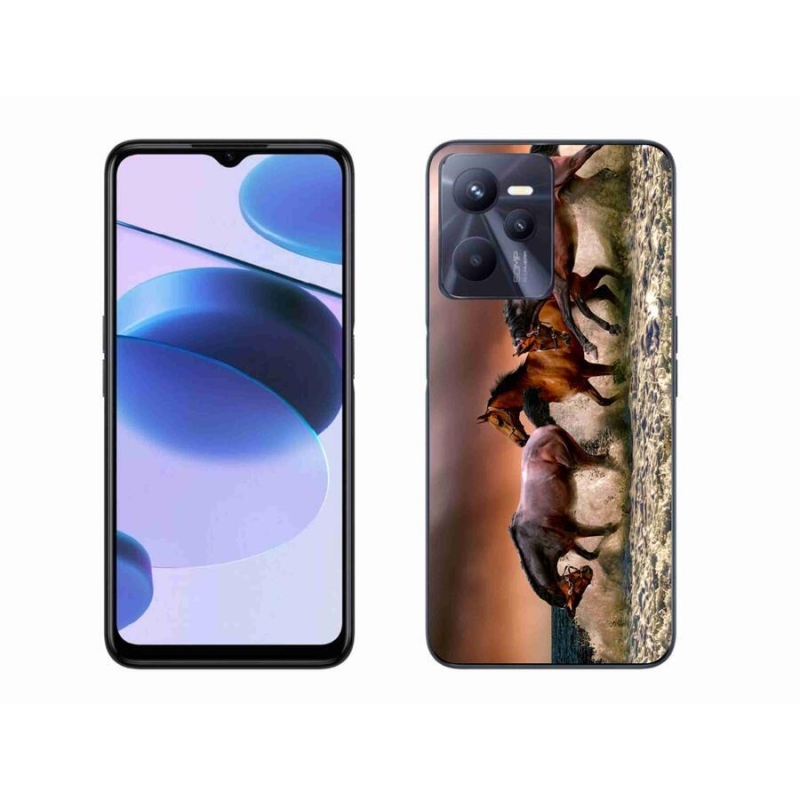Gél tok mmCase mobilhoz Realme C35 - lovak 1