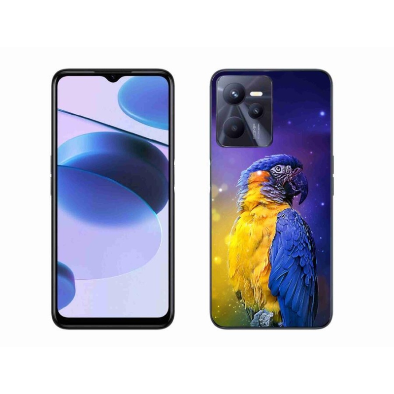 Gél tok mmCase mobilhoz Realme C35 - papagáj ara 1