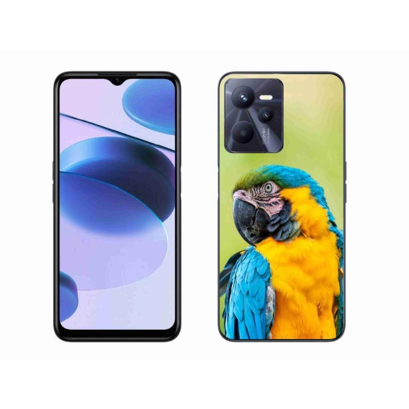 Gél tok mmCase mobilhoz Realme C35 - parrot ara 2
