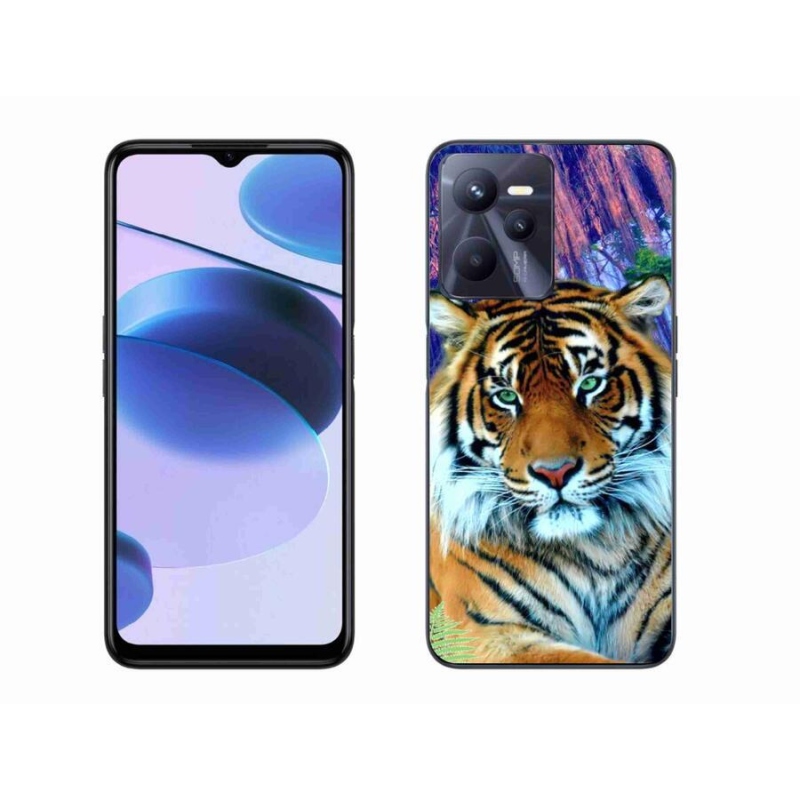Gél tok mmCase mobiltelefonhoz Realme C35 - tigris
