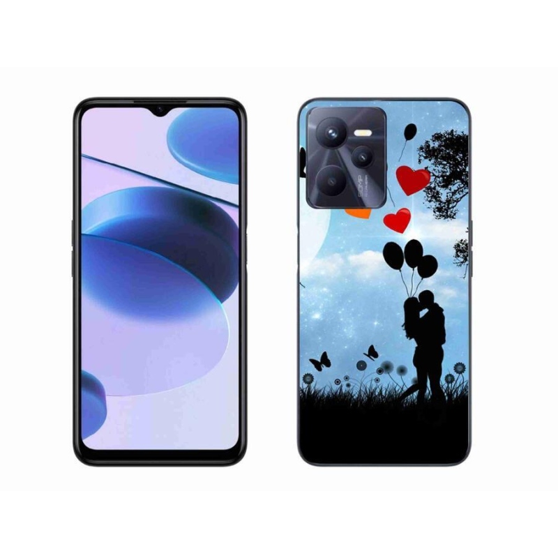 Gél tok mmCase mobilhoz Realme C35 - szerelmes pár
