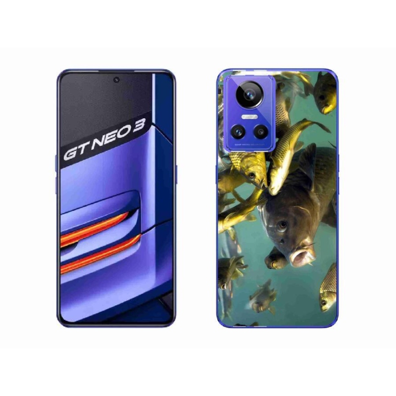 Gél tok mmCase mobilhoz Realme GT Neo 3 - halak iskolája