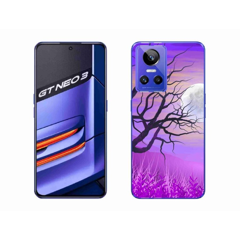 Gél tok mmCase mobilhoz Realme GT Neo 3 - rajzfilmes kidőlt fa