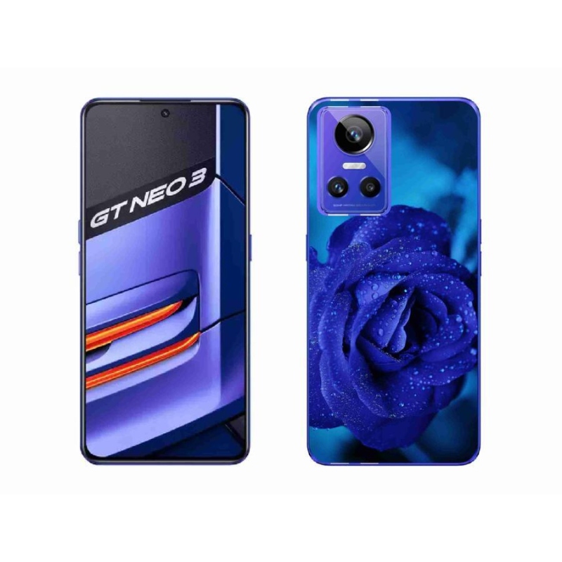 Gél tok mmCase a Realme GT Neo 3 készülékhez - kék rózsa