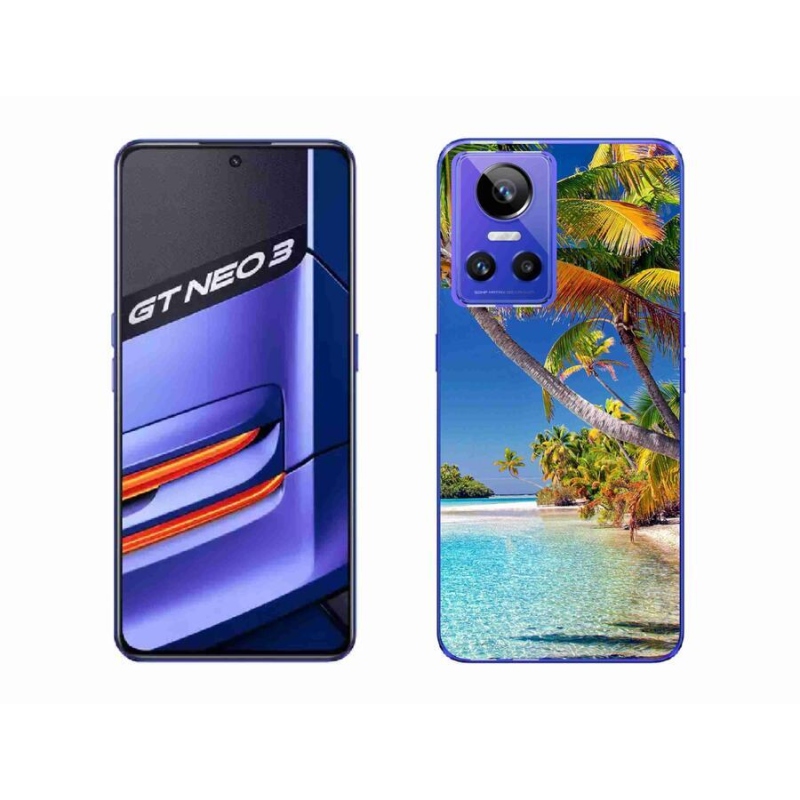 Gél tok mmCase mobiltelefonhoz Realme GT Neo 3 - tengerparti strand