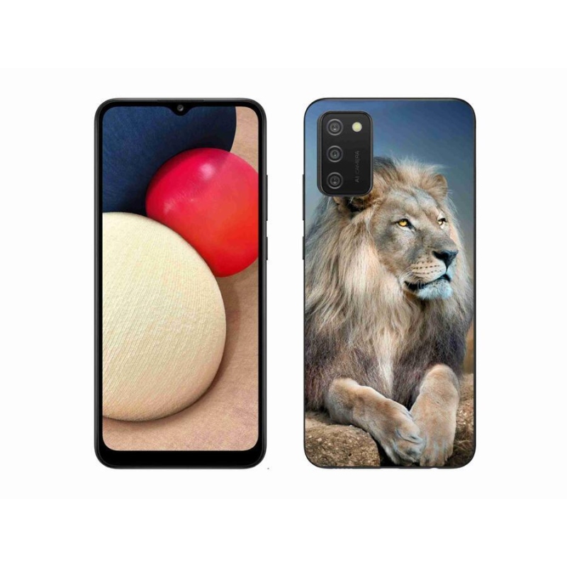 Gél tok mmCase a Samsung Galaxy A02s készülékhez (164.2x75.9x9.1mm) - Lion 1