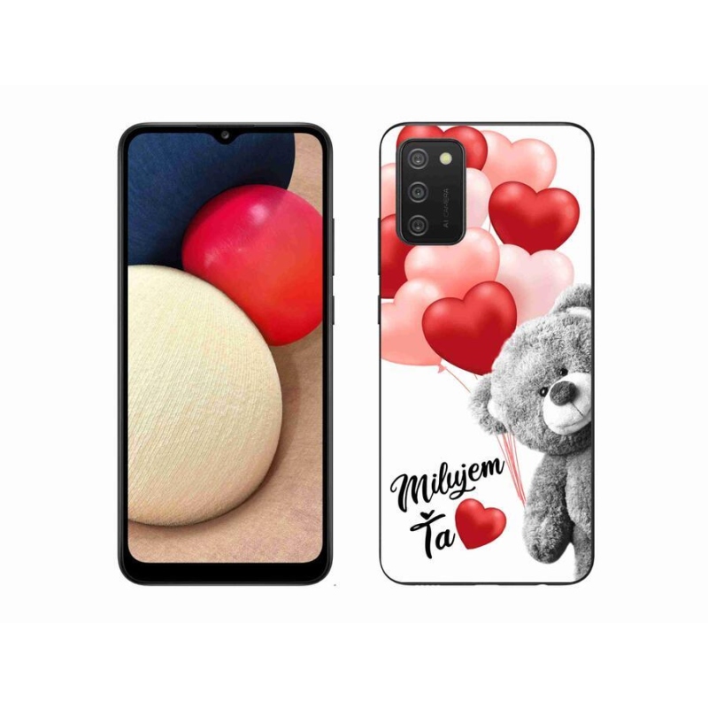 Gél tok mmCase a Samsung Galaxy A02s (164.2x75.9x9.1mm) - I love you en