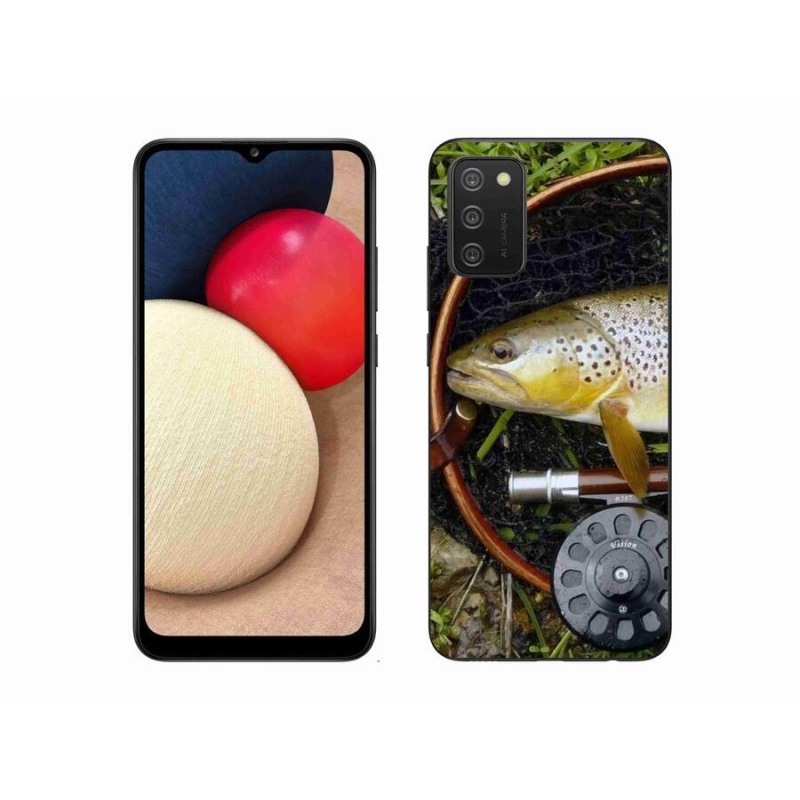 Gél tok mmCase mobiltelefonhoz Samsung Galaxy A02s (164.2x75.9x9.1mm) - pisztráng 2
