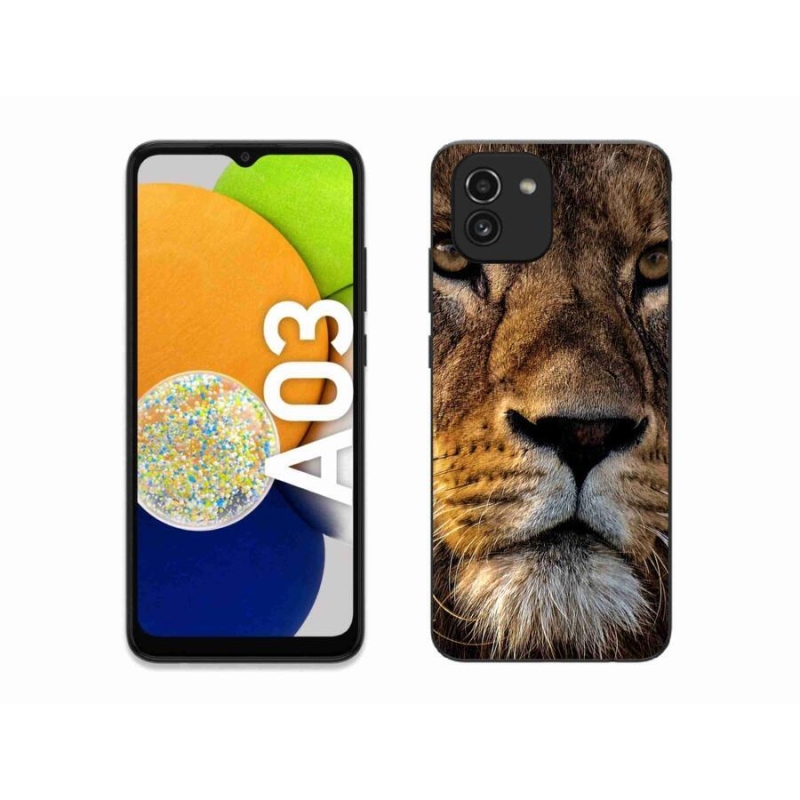 Gél tok mmCase a Samsung Galaxy A03-hoz - oroszlán