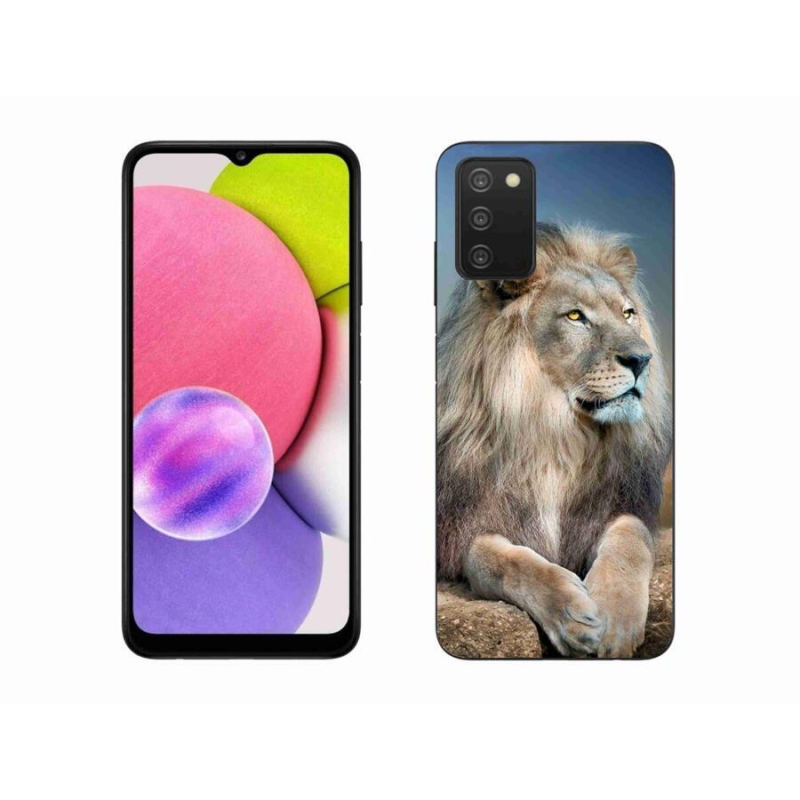 Gél tok mmCase Samsung Galaxy A03s (166.6 x 75.9 x 9.1) - Lion 1