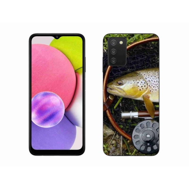 Gél tok mmCase mobiltelefonhoz Samsung Galaxy A03s (166.6 x 75.9 x 9.1) - pisztráng 2