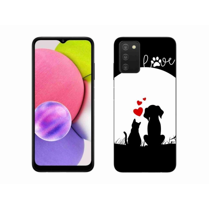 Gél tok mmCase Samsung Galaxy A03s (166.6 x 75.9 x 9.1) - állati szeretet