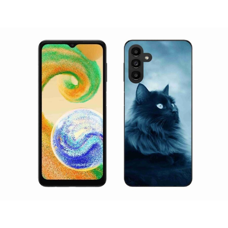 Gél tok mmCase Samsung Galaxy A04s (164.7x76.7x9.1mm) - fekete cat 1