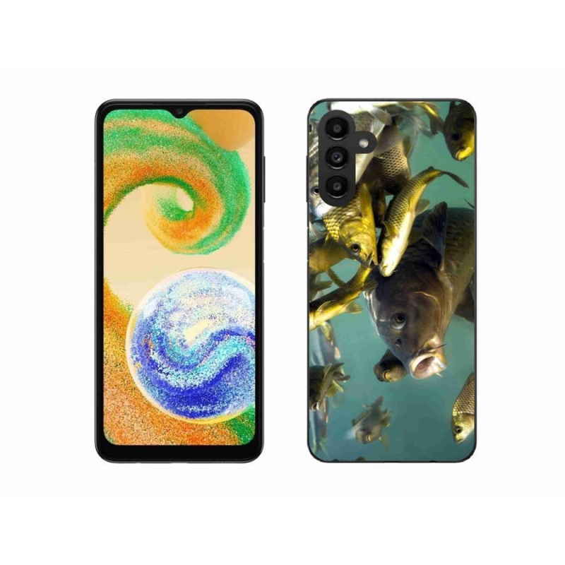 Gél tok mmCase mobiltelefonhoz Samsung Galaxy A04s (164.7x76.7x9.1mm) - halak iskolája