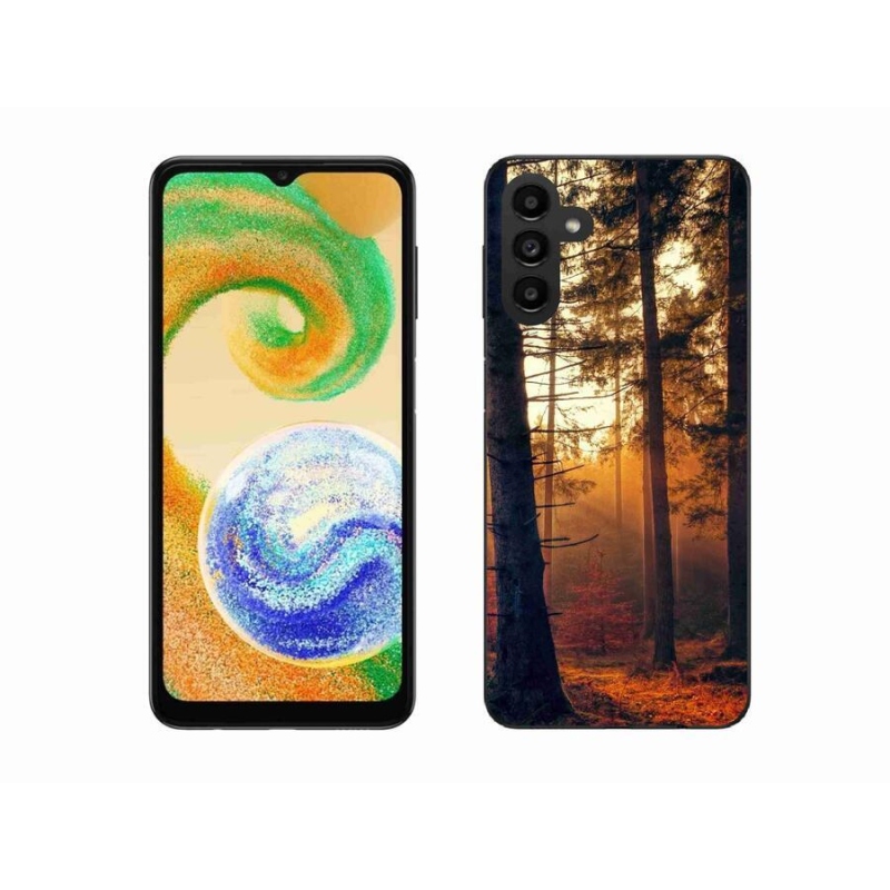 Gél tok mmCase mobiltelefonhoz Samsung Galaxy A04s (164.7x76.7x9.1mm) - erdő
