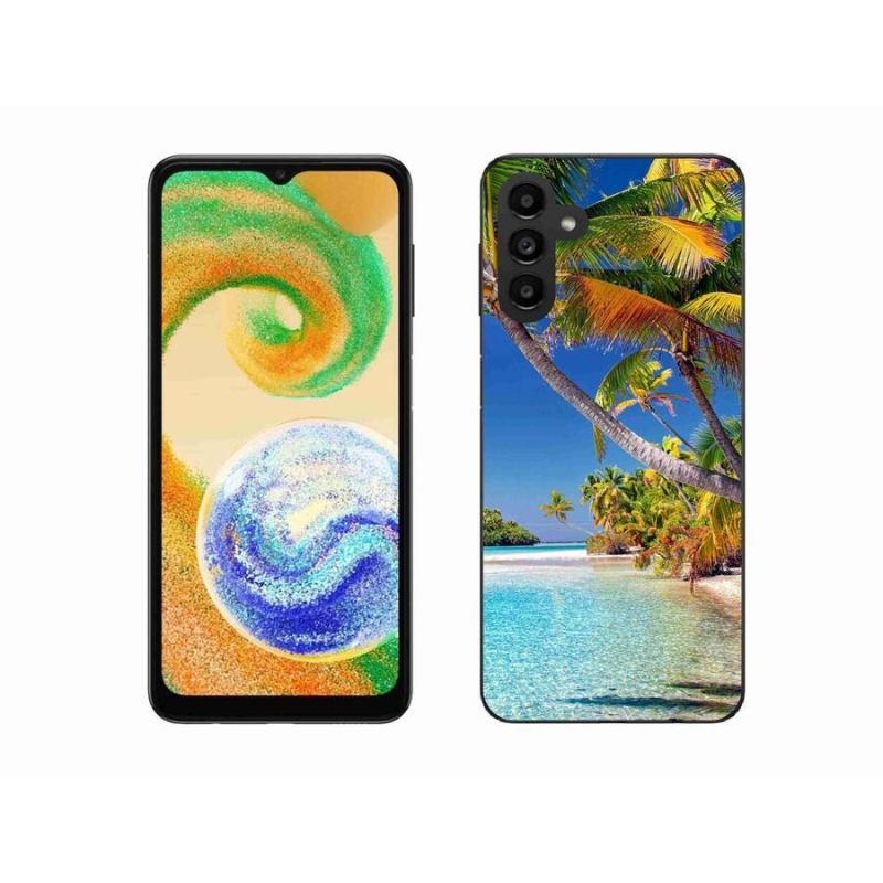 Gél tok mmCase mobiltelefonhoz Samsung Galaxy A04s (164.7x76.7x9.1mm) - tengerparti tengerpart