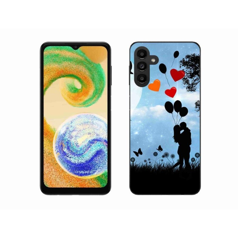 Gél tok mmCase mobiltelefonhoz Samsung Galaxy A04s (164.7x76.7x9.1mm) - szerelmespár