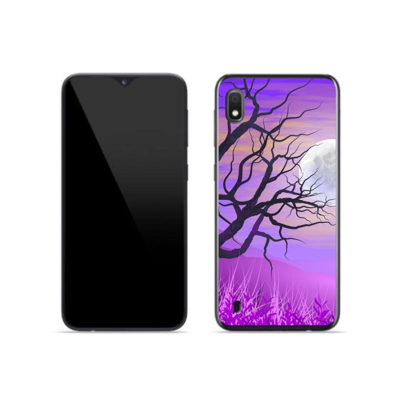 Gél tok mmCase mobiltelefonhoz Samsung Galaxy A10 - karikatúra kidőlt fa