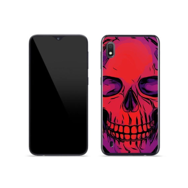 Gél tok mmCase mobiltelefonhoz Samsung Galaxy A10 - koponya