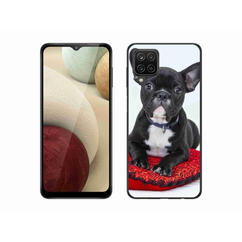Gél tok mmCase Samsung Galaxy A12 készülékhez - bulldog