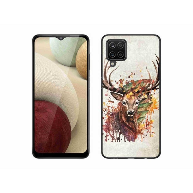 Gél tok mmCase a Samsung Galaxy A12 készülékhez - szarvas 1