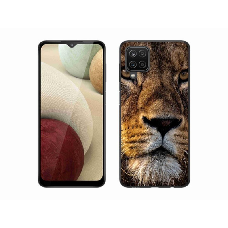 Gél tok mmCase a Samsung Galaxy A12 készülékhez - oroszlán