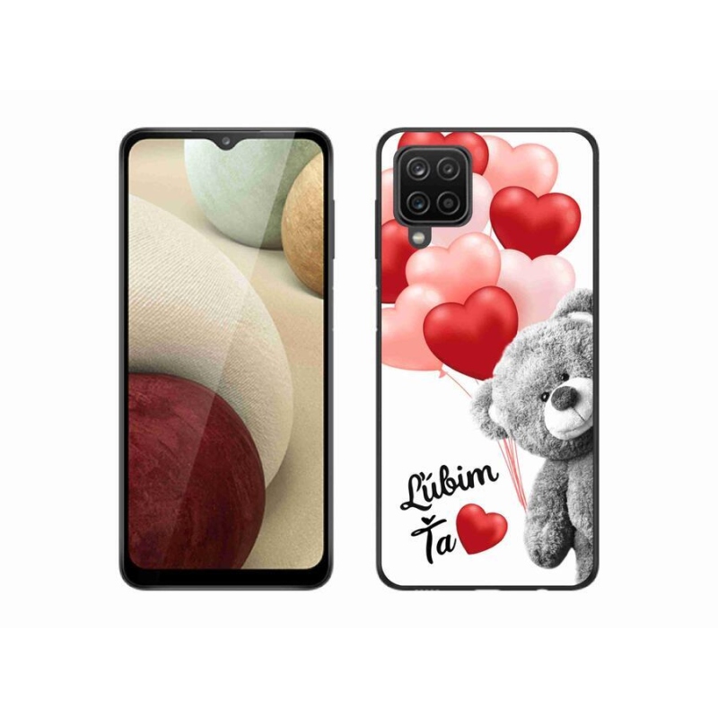 Gél tok mmCase mobiltelefonhoz Samsung Galaxy A12 - I love you en
