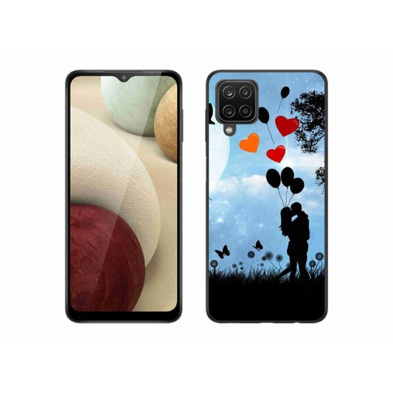 Gél tok mmCase mobiltelefonhoz Samsung Galaxy A12 - szerelmes pár