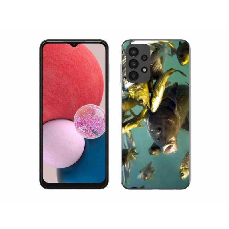 Gél tok mmCase a Samsung Galaxy A13 4G készülékhez - halak hada