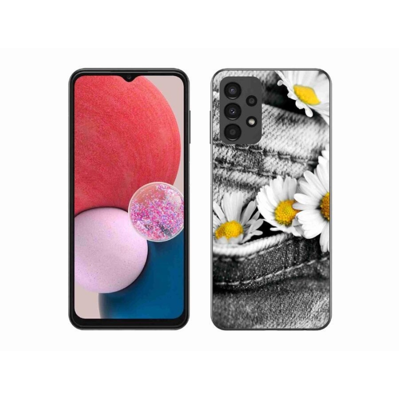 Gél tok mmCase mobiltelefonhoz Samsung Galaxy A13 4G - százszorszépek