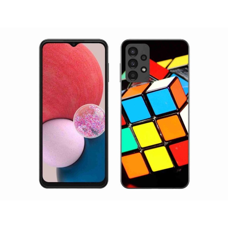 Gél tok mmCase a Samsung Galaxy A13 4G készülékhez - Rubik-kocka