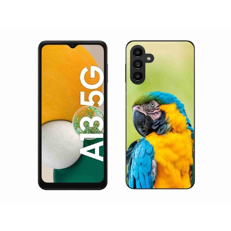 Gél tok mmCase a Samsung Galaxy A13 5G készülékhez - papagáj ara 2