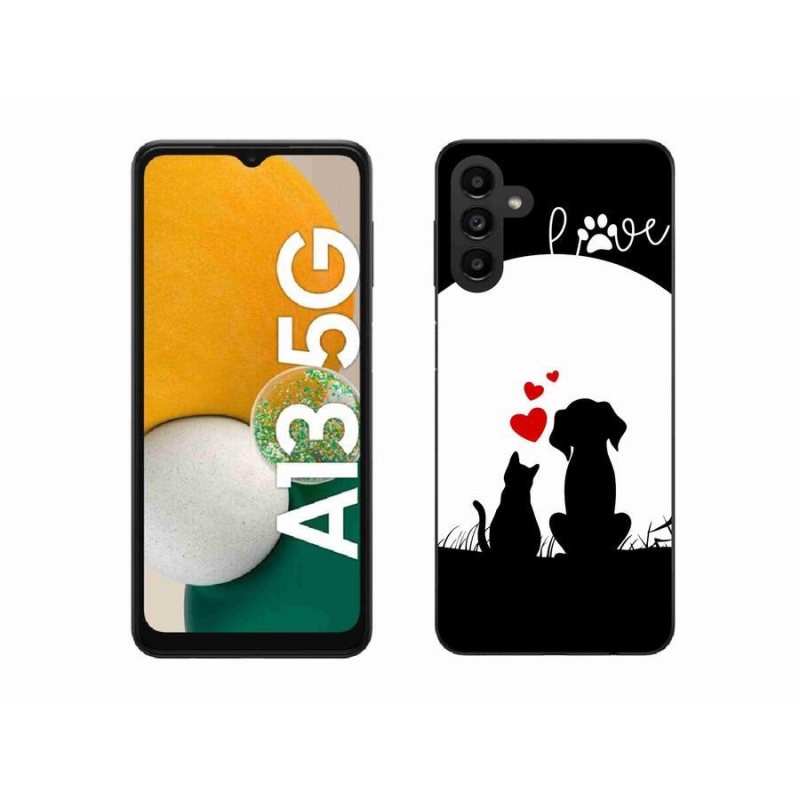 Gél tok mmCase Samsung Galaxy A13 5G - állati szeretet