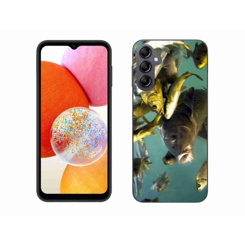Gél tok mmCase a Samsung Galaxy A14 4G/5G készülékhez - halak iskolája