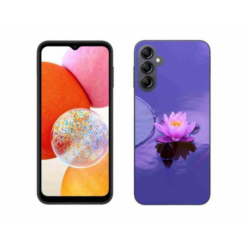 Gél tok mmCase Samsung Galaxy A14 4G/5G - virág a vízen