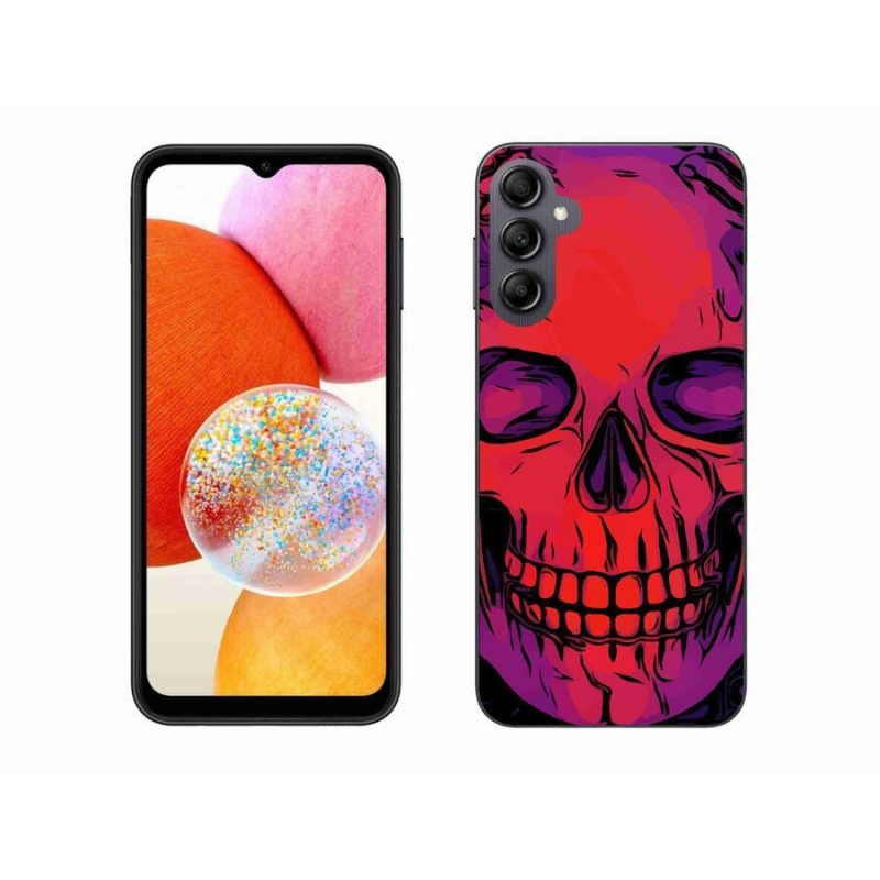 Gél tok mmCase a Samsung Galaxy A14 4G/5G készülékhez - koponya