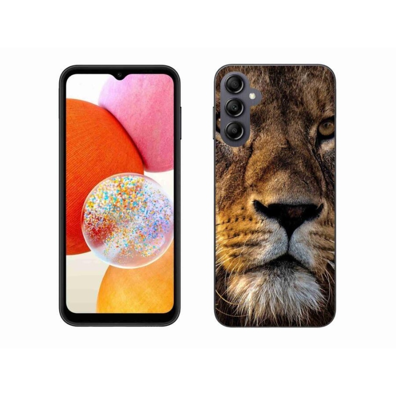 Gél tok mmCase a Samsung Galaxy A14 4G/5G készülékhez - oroszlán
