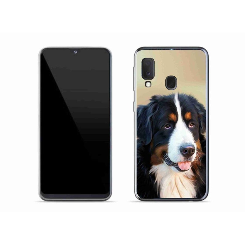Gél tok mmCase Samsung Galaxy A20e készülékhez - Berni hegyi kutya