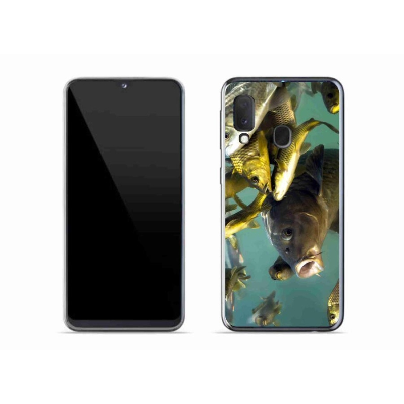 Gél tok mmCase a Samsung Galaxy A20e készülékhez - halak hada