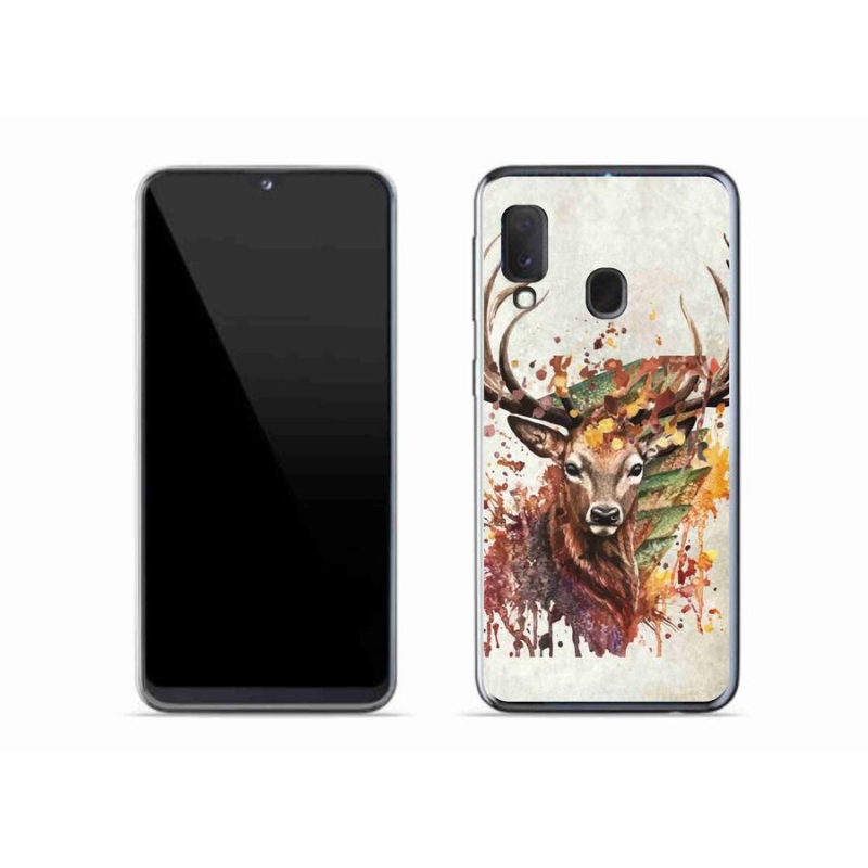 Gél tok mmCase a Samsung Galaxy A20e készülékhez - szarvas 1