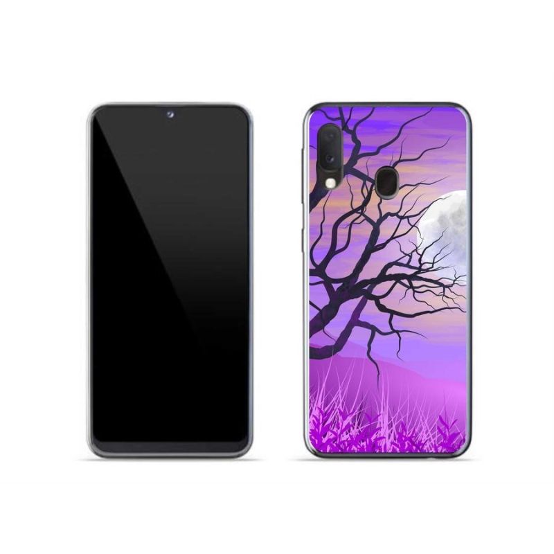 Gél tok mmCase mobiltelefonhoz Samsung Galaxy A20e - karikatúra kidőlt fa