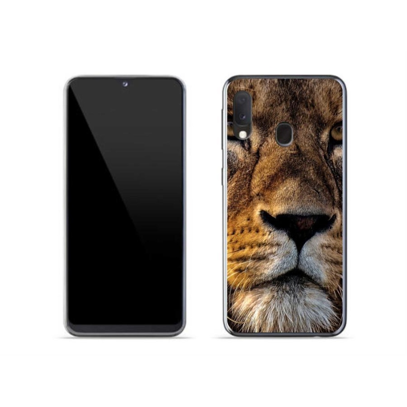 Gél tok mmCase Samsung Galaxy A20e készülékhez - oroszlán