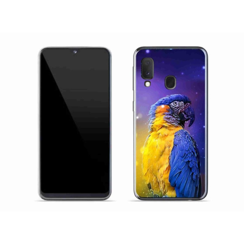 Gél tok mmCase Samsung Galaxy A20e készülékhez - papagáj ara 1