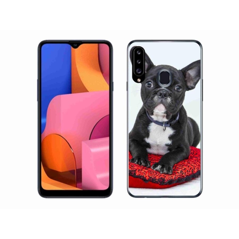 Gél tok mmCase Samsung Galaxy A20s készülékhez - bulldog