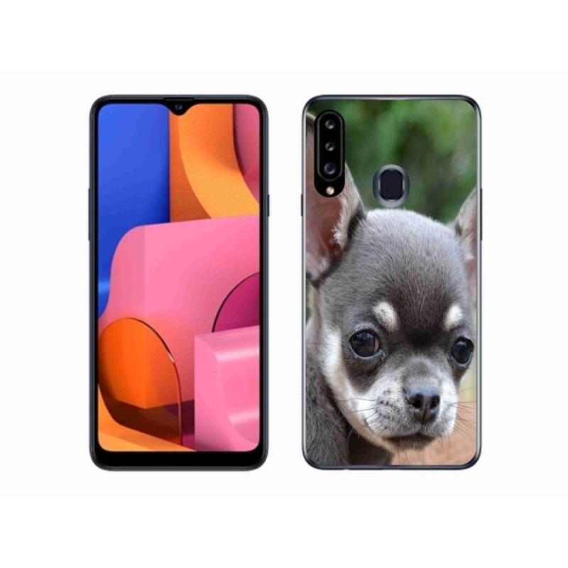Gél tok mmCase Samsung Galaxy A20s készülékhez - chihuahua